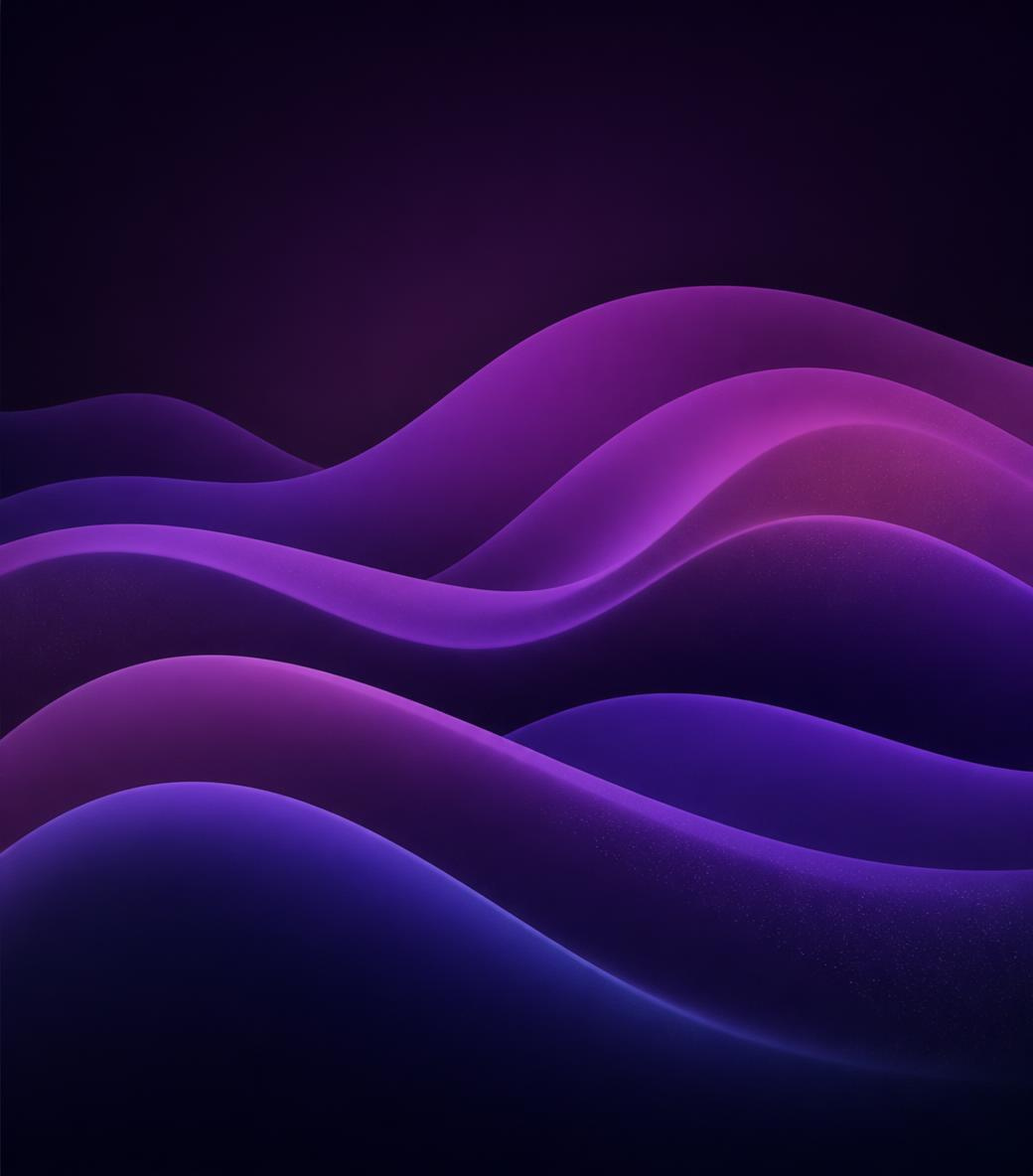 Abstrakte violette Wellenlandschaft.